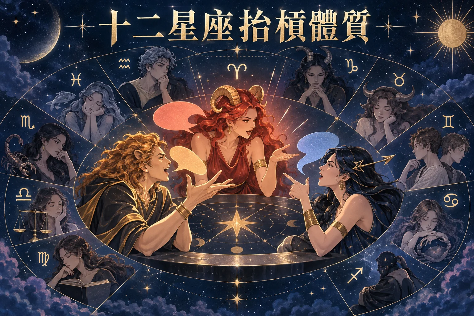 十二星座抬槓體質與衝突方式解析