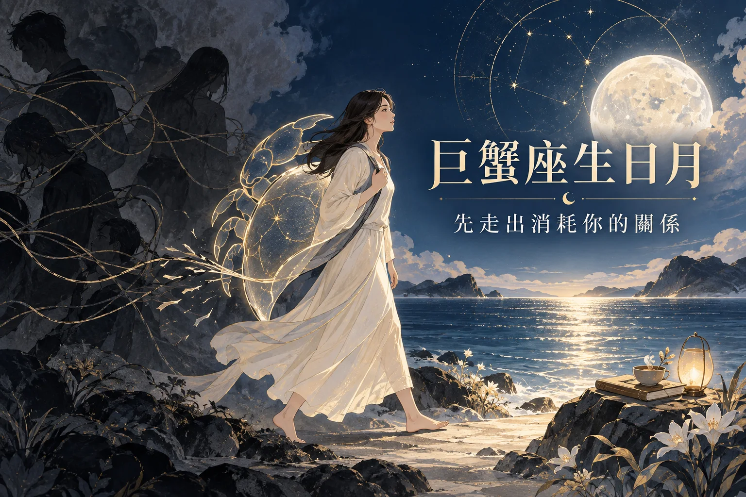巨蟹座生日月走出消耗關係的運勢提醒