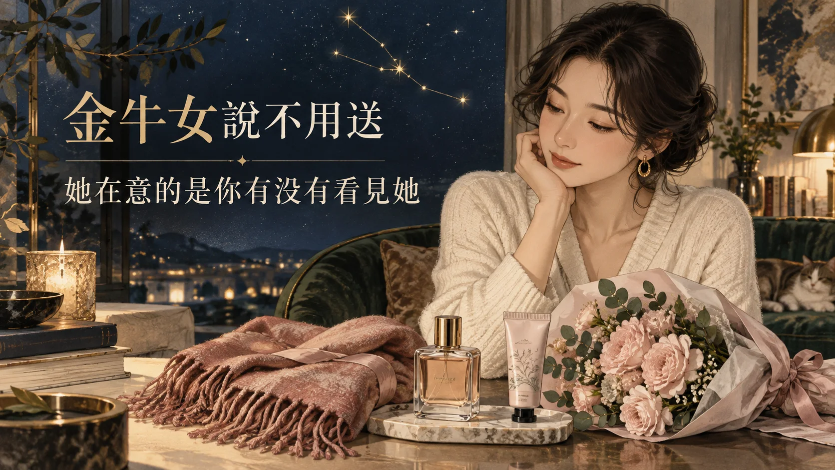 金牛座女生送禮重視實用質感與被理解