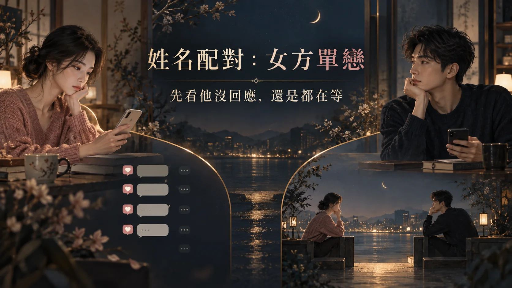 姓名配對女方單戀辨別單向與雙向等待