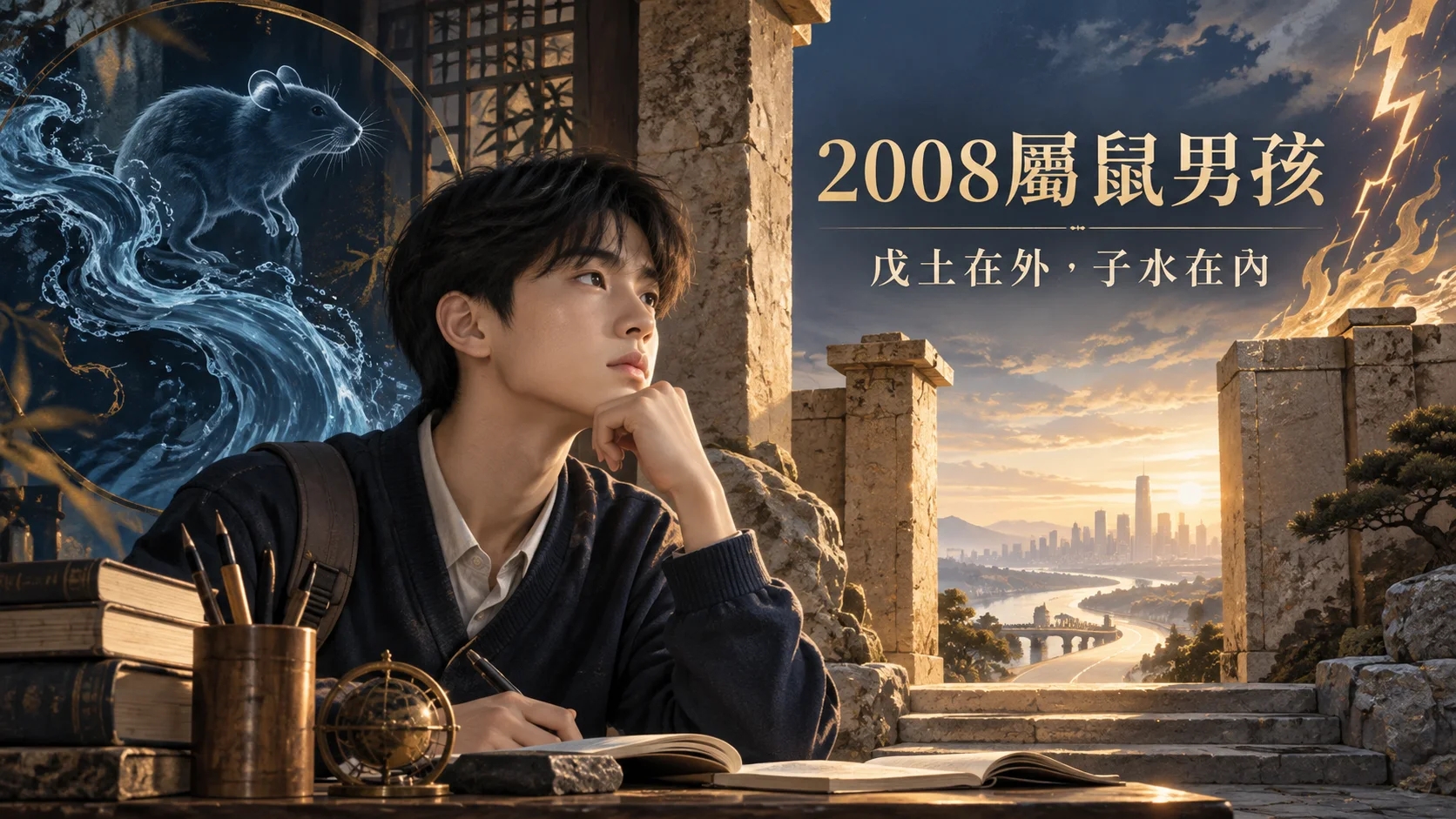 2008年屬鼠男孩戊子年性格與人生走向