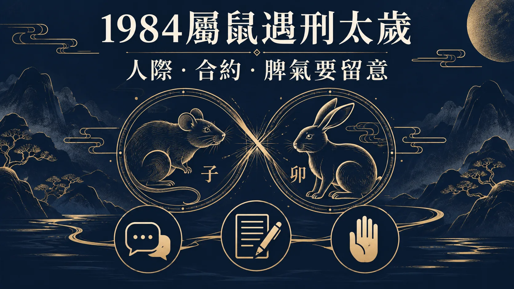 1984年屬鼠2023年刑太歲人際合約與脾氣解析
