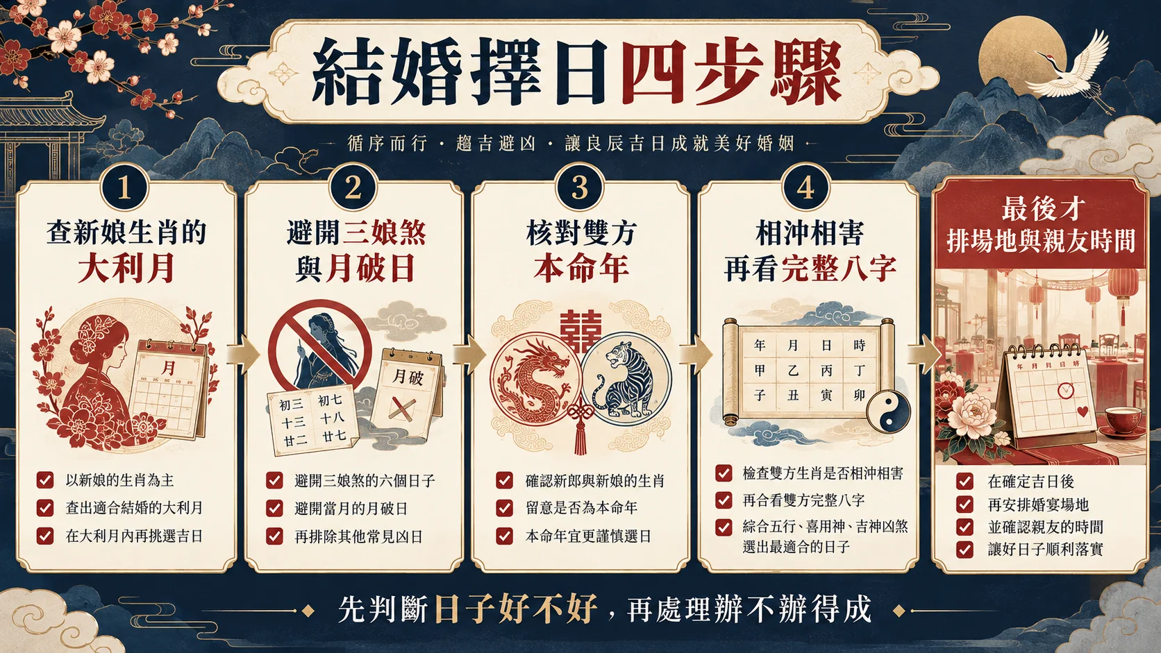 屬牛結婚吉日查大利月避煞日本命年八字四步擇日圖